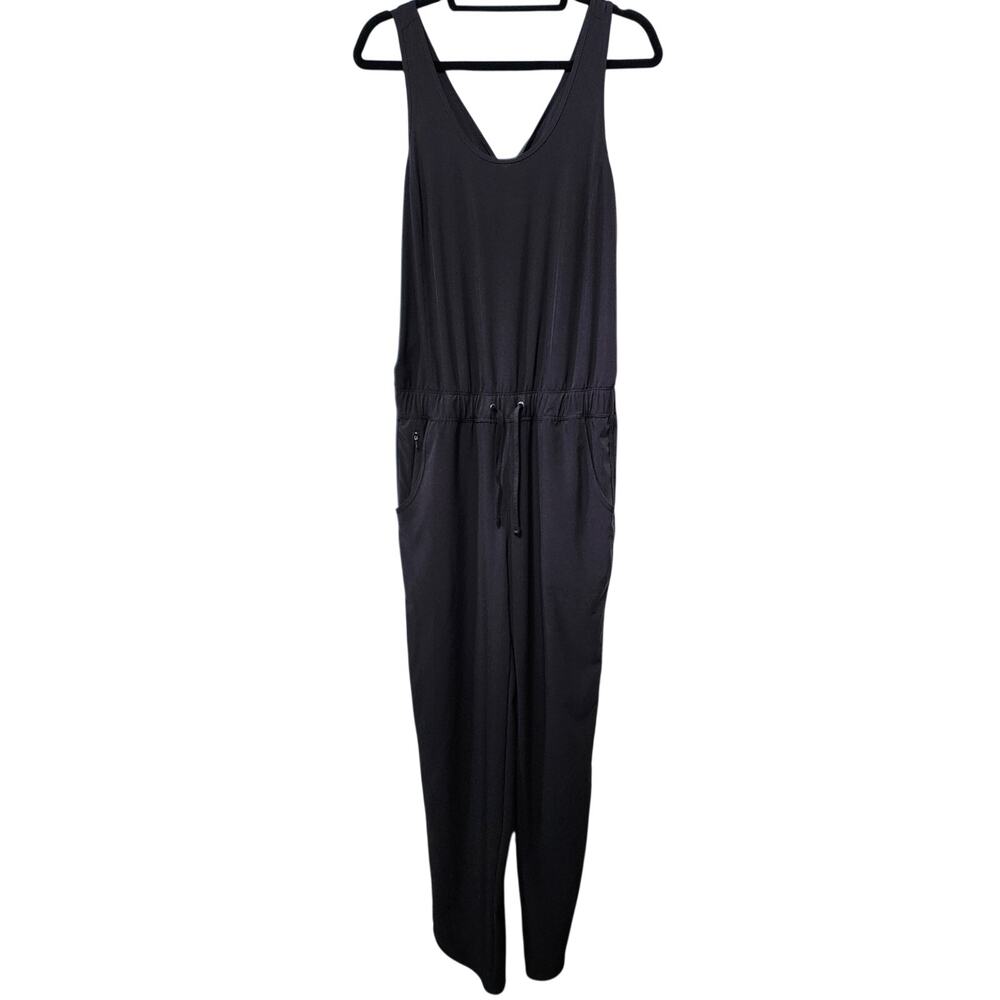 Patagonia Women's Fleetwith Jumpsuit Romper Size M Black